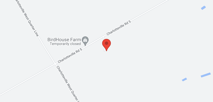map of 552 Charlotteville Road 5 Road